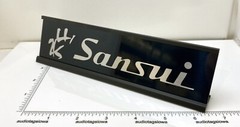 Sansui Hi-Fi Component Stereo Desk Sign – Custom Made Aluminum