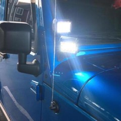4PCS 4″Inch 12V 1200W LED Work Light Bar Flood Pods Driving Off-Road Tractor 4WD