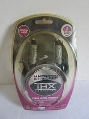 Monster THX Certified Fiber Optic Digital Cable 8 ft New Sealed !