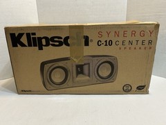 Klipsch Synergy C-10 Center Speaker Black Excellent Condition Tested Works
