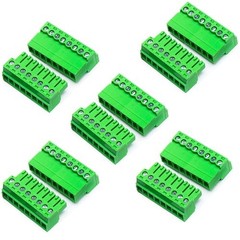 5 Set 8 Pin 3.81mm Pitch Screw Terminal Block Connector for 28-16AWG, 8 pin