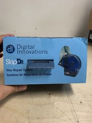 SkipDr CD & DVD Motorized Disc Repair System (Black/Blue) USED