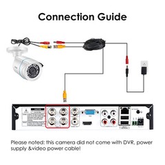 ZOSI 2MP Security Camera 4in1 Bullet Surveillance CCTV Outdoor Night Vision Cam