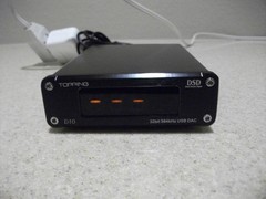 Topping D10 Black Mini USB DAC – ES9018K2M/XU208 – PCM 384kHz DSD256 CIB