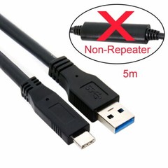 USB-C USB 3.1 Type C Male to USB3.0 Type A Male Data Repeater Cable 10m 8m 5m