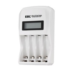 EBL AA AAA Rechargeable Batteries 2800mah 2300mah 1.2V NiMh w/ LCD Charger Lot