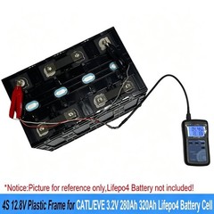 12V Battery Frame for 3.2V CATL EVE 280Ah 320Ah 360Ah Lifepo4 Cells ABS Holder