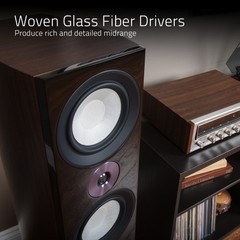 Fluance High Performance 3-Way Floorstanding Loudspeakers with 8″ Subwoofers