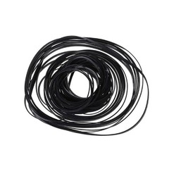 100 Pcs Rubber Tape Recorder Belt Cassette Player Drive Belts Replacement