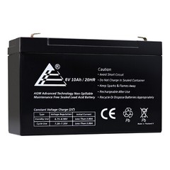 2 Pack – 6v 10ah 6 volt 10 AMP SLA AGM Battery Replaces Yuasa NP10-6