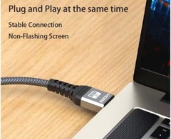 UHD 8K DisplayPort Cable 10FT 8K@60hz, 4K@144hz32.4Gbps, HDR, HBR3 DP to DP Cord