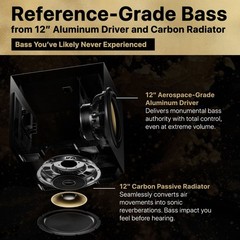 Nakamichi Dragon 11.1.6 with Single 12″ Subwoofer, Dolby Atmos and DTS:X Pro