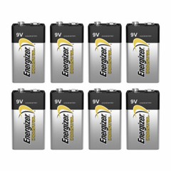 8 x Energizer 9V batteries Industrial 6LR61 Block PP3 6LP3146 MN1604