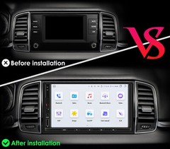8+128GB Android 12 CarPlay Radio Double 2 Din 7″ Car Stereo GPS Player DSP WiFi