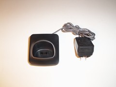 Panasonic PNLC1084 YA BLACK Handset Charging Cradle Dock w/ AC Power Supply
