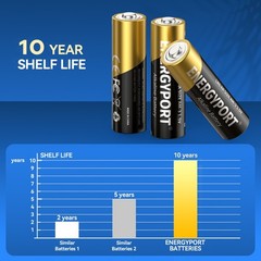 Double AA & Triple AAA Combo Super Alkaline Batteries 1.5V Toy Remote Battery