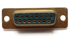 ITT Cannon DAM-15S 15 Position D-Sub Receptacle