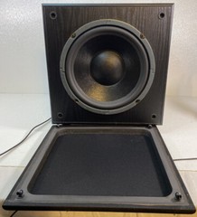 Pinnacle Powered 10” Subwoofer Black 13”X13”X13” 200W Tested