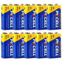 Lots 9V PP3 6LR61 6LP3146 LR22 BLOC Alkaline Batteries for Smoke Alarms