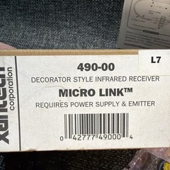 Xantech 490-00 Micro Link Infrared Receiver And 3 Terminal Block Replacement