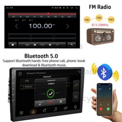 Double 2DIN 10.1″ Android 12 Car Stereo Radio Carplay GPS Wifi BT Touch Screen