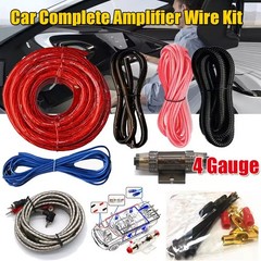 4 Gauge 2300W Car Audio Cable Kit Amplifier Install Amp RCA Subwoofer Sub Wiring