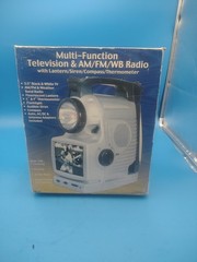 Advantage Multi-Function Portable Television AM FM WB Radio Camping Outdoors
