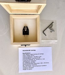 VAS Nova 0.8mV output MC Cartridge, Wood body, Microridge on Aluminum Cantilever