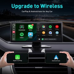 11.26″ Car Stereo Wireless Apple CarPlay Android Auto FM Touch Screen Radio DVR