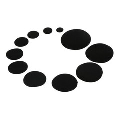 10pcs 18/25/35/40/45/50/55mm Headphone Replace Foam Pad Ear Pad Sponge Earplugs