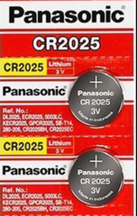 2 x Fresh PANASONIC CR 2025 CR2025 CR-2025 LITHIUM COIN CELL Battery Exp 2029