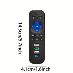 2pack Remote Control Replacement For All TCL Hisense Onn Roku TV