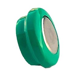 Exell Button 40mAh Rechargable 1.2V NiMH Flat Top Battery