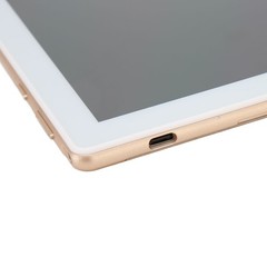 .›(Gold)8 Inch Tablet 6GB RAM 128GB ROM Dual SIM 4G LTE FHD Screen Dual