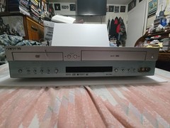 Go Video DVR5100 Sonic Blue DVD VCR Combo Player and VHS ~ Yes A Remote Control