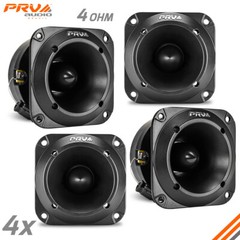 4x PRV 480 Watts Car Audio 3″ Super Tweeter TW350Ti-4 Bullet 4 Ohms Titanium