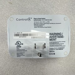 Control4 C4-V-OSW120-WH Wi-Fi Smart Plug 120V 15A 1800W White