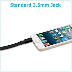 3.5mm AUX Audio Mic Splitter 1 Male to 2 Female Gold Plated Headphone Cable