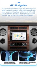 10.1″ Android14 Car Radio 8+128G CarPlay DSP Touch Screen 360° Camera GPS Stereo