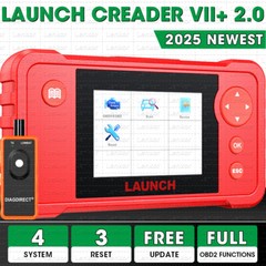2025 LAUNCH X431 Creader VII+ OBD2 Diagnostic Scanner ABS SRS Fault Code Reader