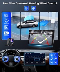 10.1” Car Radio for Jeep Wrangler JK 2007-18 Android Touchscreen Estéreo 2+64G