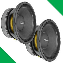 (2) 10″ MIDRANGE TIMPANO 1000W TPT-MD10 PRO 8 OHM CAR PRO AUDIO SPEAKERS – PAIR