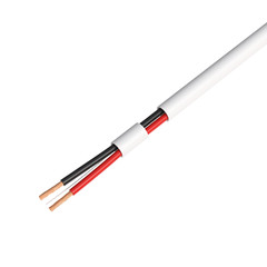 500FT Security Cable 18/2AWG Stranded Shielded CCA Fire Burglar Alarm CCTV Wire