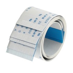 uxcell 40 Pin Flexible Flat Cable 0.5mm Pitch A Type FFC FPC Ribbon White