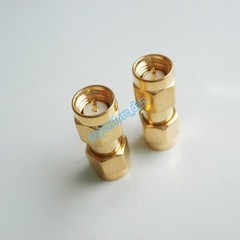 1Pcs SMA male to SMA male plug in series RF coaxial adapter connector Wifi