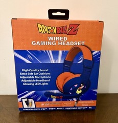 NEW🐉GOKU Dragon Ball Z Wired Gaming Headset🎧Microphone LED Light Headphones🔮