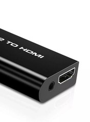 PS2 to HDMI Video Converter Adapter with 3.5mm Audio Output for HDTV Monitor US