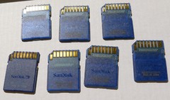 ONE (1) genuine Sandisk 1GB SD card with Nextar gps USA maps