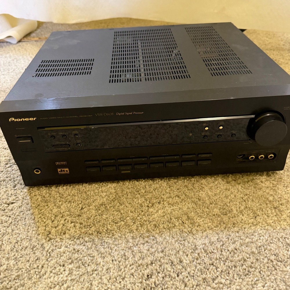 Pioneer VSX-D608 Audio Video Multi-Channel Receiver Dolby Digital DTS Black
