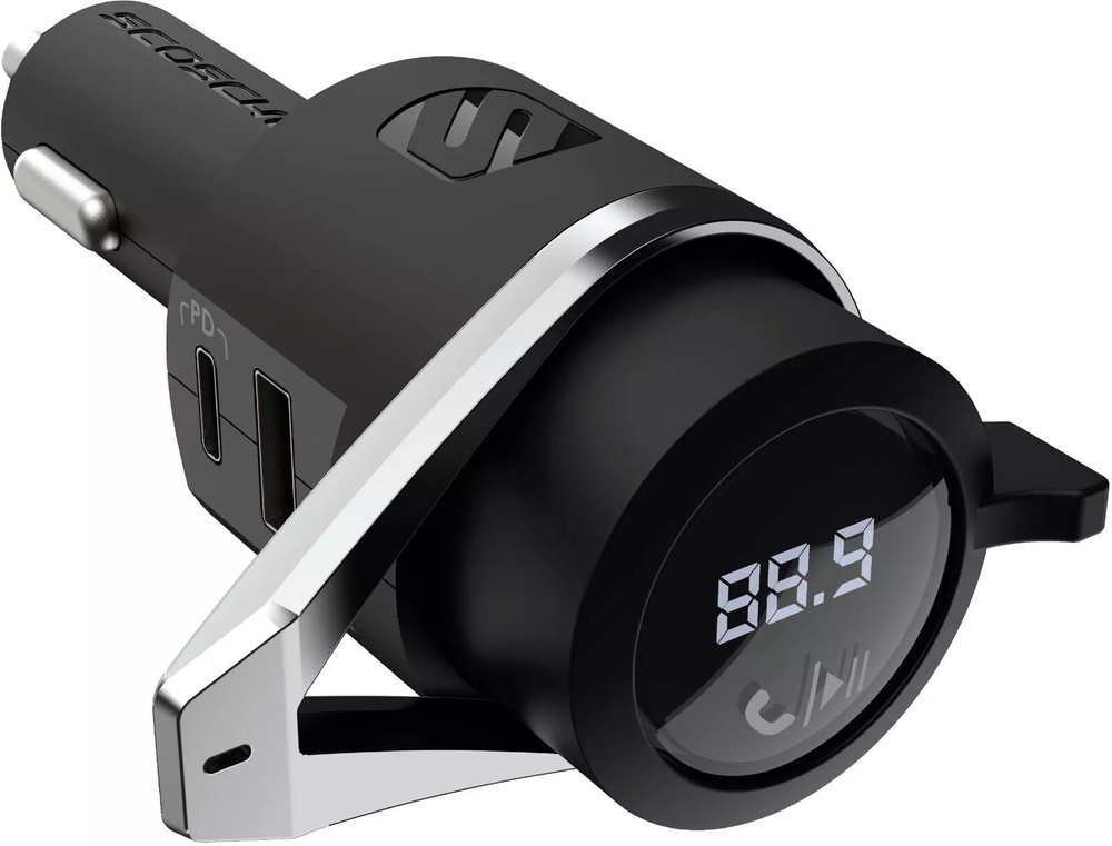 g2 Scosche – Pro Bluetooth FM Transmitter with Power Delivery – Black NIOP